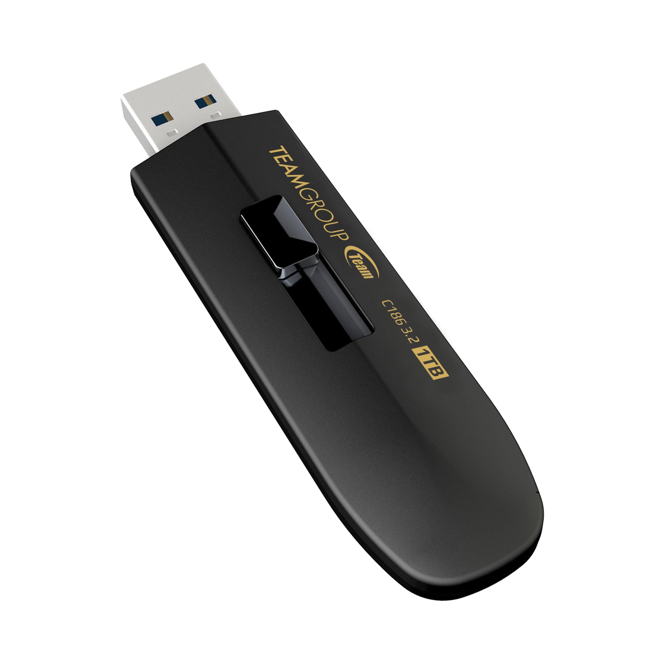 TEAMGROUP C186 1TB USB3.2 Gen 1 (USB 3.1/3.0) Read 100MB/s USB Flash Thumb Drive, External Data Storage Memory Stick Compatible with Computer/Laptop Black TC18631TBB01 - Image 3