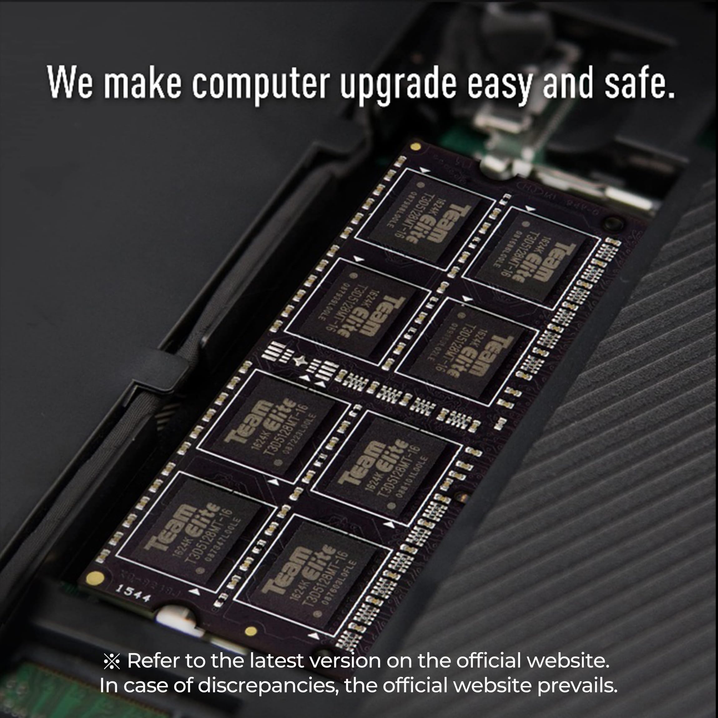 TEAMGROUP Elite DDR4 32GB Kit (2 x 16GB) 2666MHz PC4-21300 CL19 Unbuffered Non-ECC 1.2V SODIMM 260-Pin Laptop Notebook PC Computer Memory Module Ram Upgrade - TED432G2666C19DC-S01 - Image 4