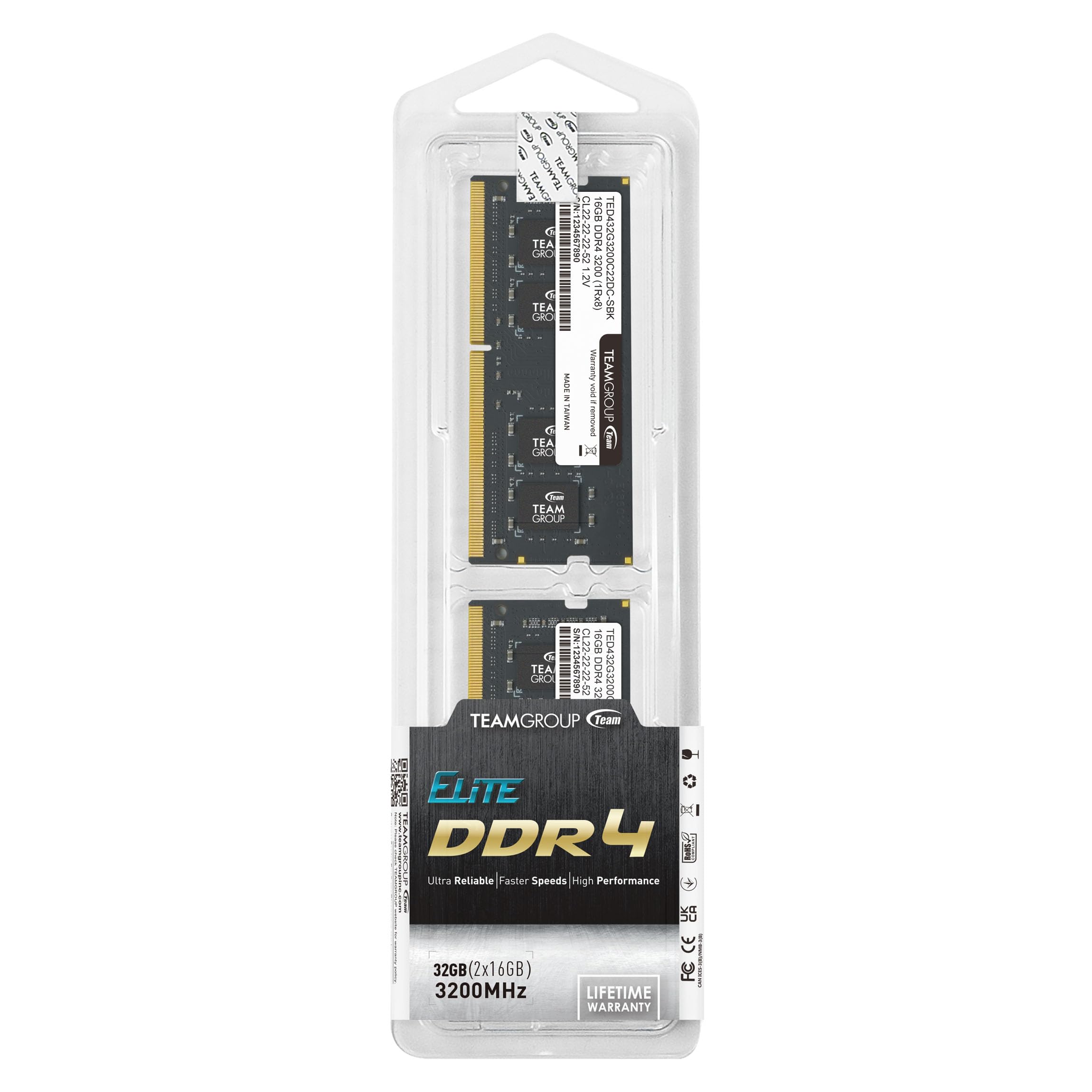 TEAMGROUP Elite DDR4 32GB Kit (2 x 16GB) 3200MHz PC4-25600 CL22 (2933MHz or 2666MHz)Unbuffered Non-ECC 1.2V SODIMM 260-Pin Laptop Notebook PC Computer Memory Module Ram Upgrade - TED432G3200C22DC-S01 - Image 7