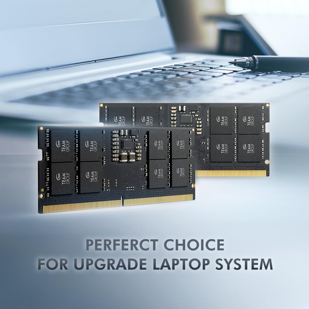 TEAMGROUP Elite SODIMM DDR5 32GB (2x16GB) 4800MHz (PC5-38400) CL40 Non-ECC Unbuffered 1.1V 262 Pin Laptop Memory Module Ram - TED532G4800C40DDC-S01 - Image 4