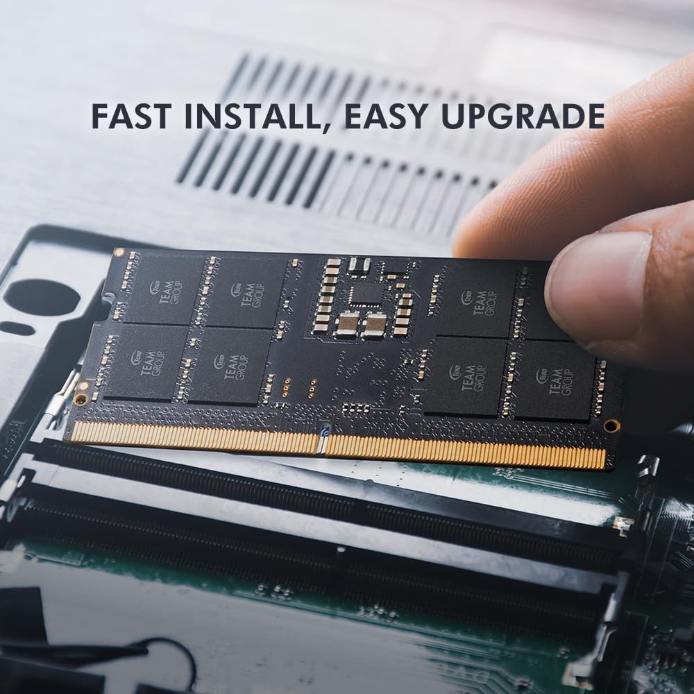 TEAMGROUP Elite SODIMM DDR5 32GB (2x16GB) 4800MHz (PC5-38400) CL40 Non-ECC Unbuffered 1.1V 262 Pin Laptop Memory Module Ram - TED532G4800C40DDC-S01 - Image 5