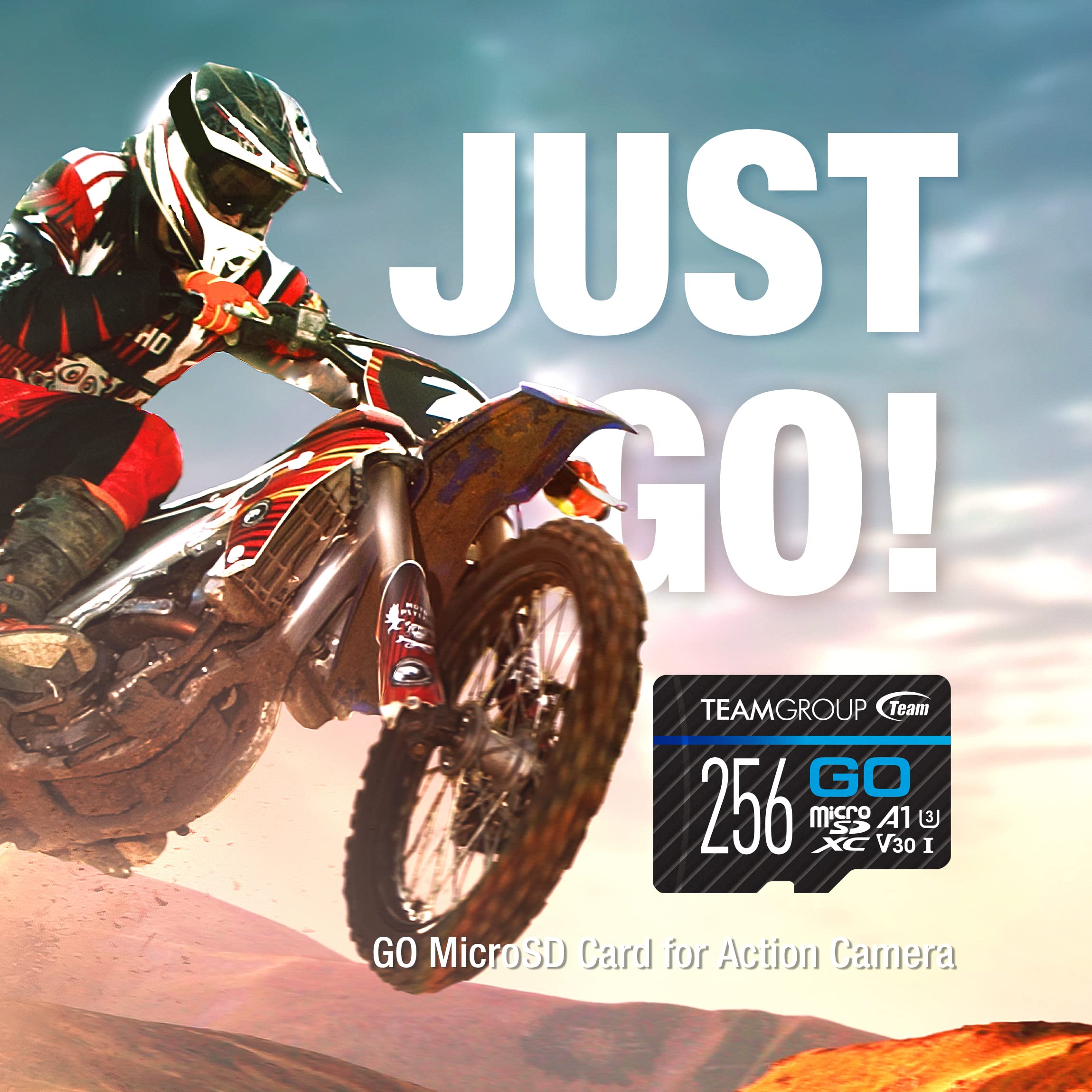 TEAMGROUP GO Card 512GB MicroSDXC UHS-I U3 V30 4K for Action Cameras & Drone High Speed Flash Memory Card with Adapter for Outdoor Sports&Vlog, 4K Shooting,GoPro&Insta360&DJI TGUSDX512GU303 - Image 3