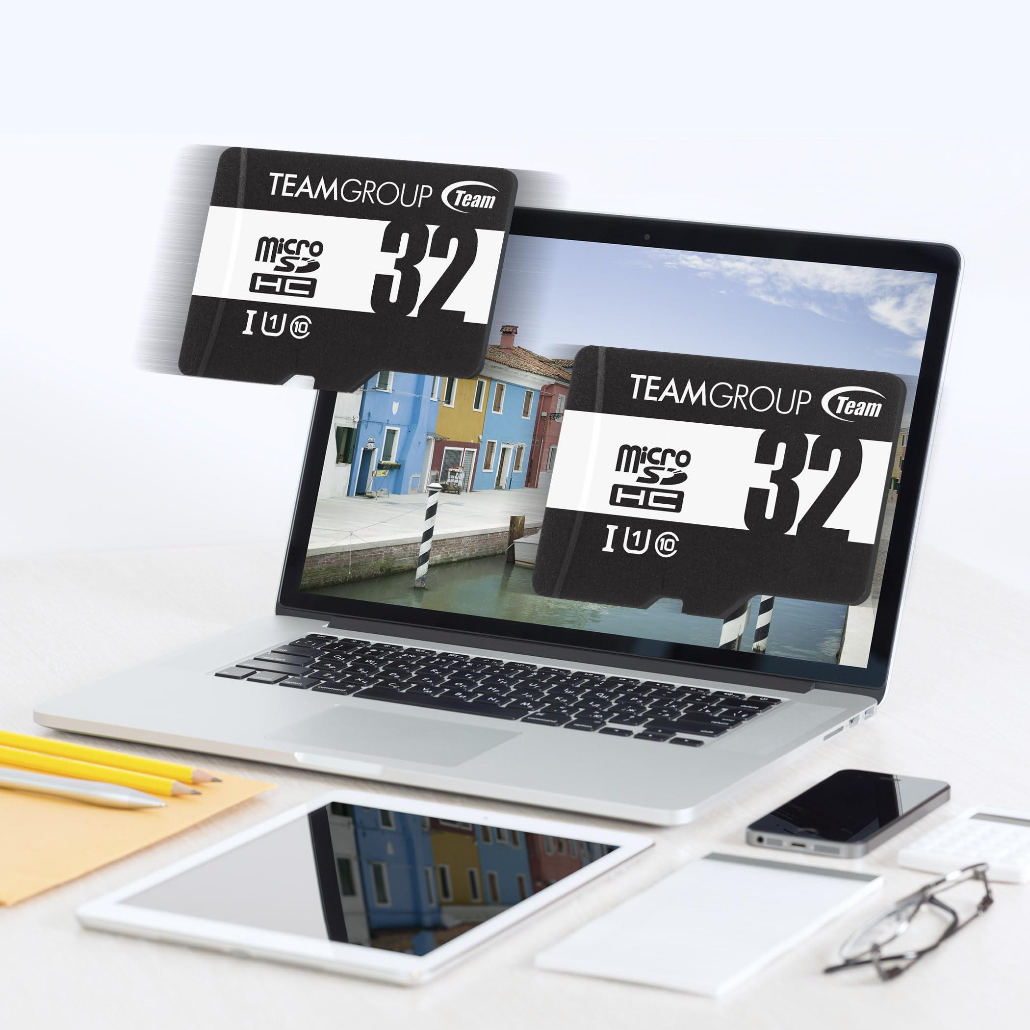 TEAMGROUP Micro 32GB 10 Pack UHS-I U1 Class 10 SDHC SDXC Read Speed up to 100MB/s High Speed Flash Meomry Card with Adapter for Camera, Surveillance, Full HD Shooting TUSDH32GCL10U66 - Image 4