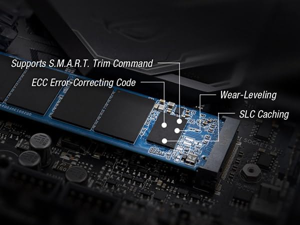 TEAMGROUP MP34 4TB with DRAM SLC Cache 3D NAND TLC NVMe 1.3 PCIe Gen3x4 M.2 2280 Internal SSD (Read/Write Speed up to 3,500/2,900 MB/s) Compatible with Laptop & PC Desktop TM8FP4004T0C101 - Image 4