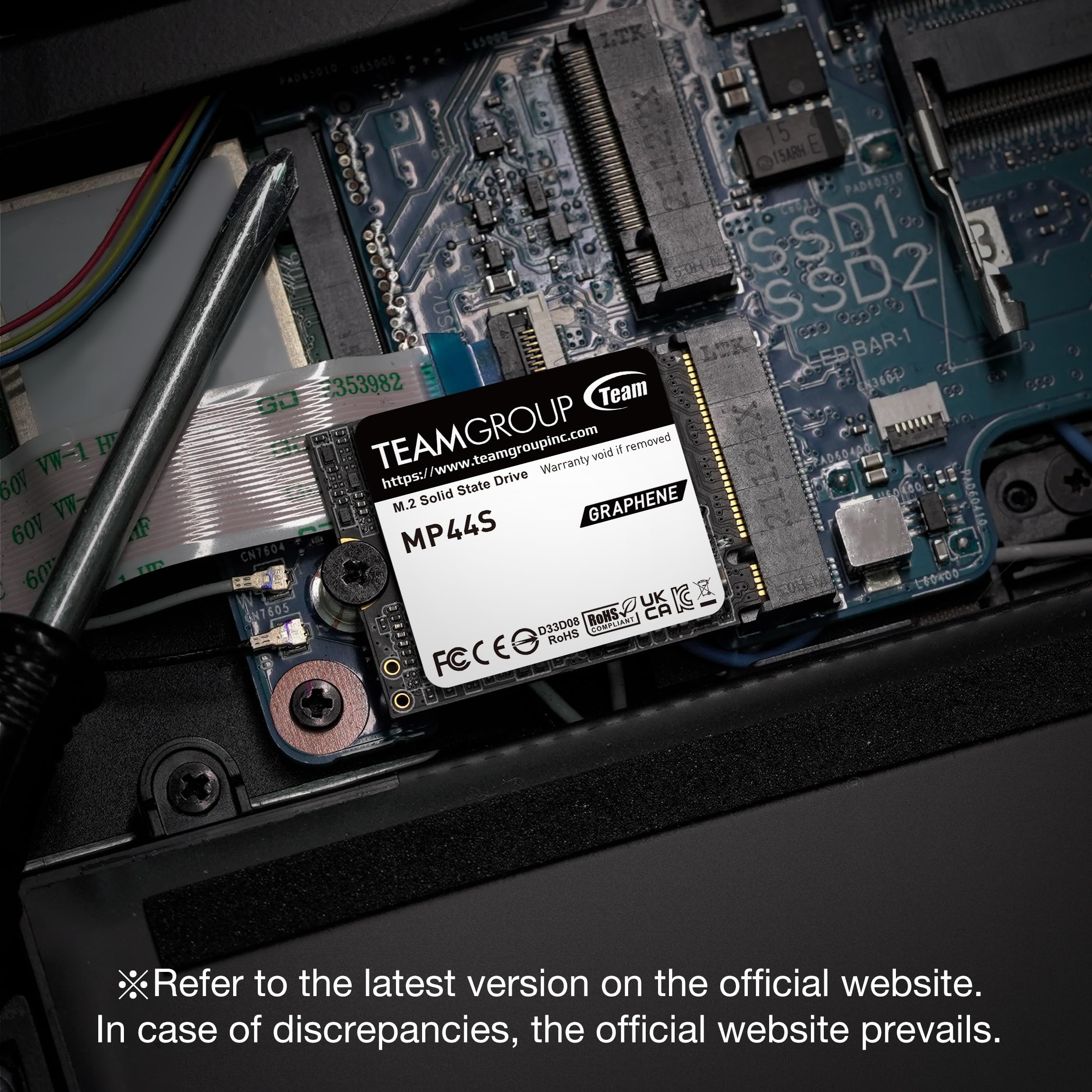 TEAMGROUP MP44S SSD 2TB SLC Cache Gen 4x4 M.2 2230 PCIe 4.0 NVMe Steam Deck ASUS ROG Ally Mini PCs R/W Speed up to 5000/3500 MB/s TM5FF3002T0C101 - Image 3