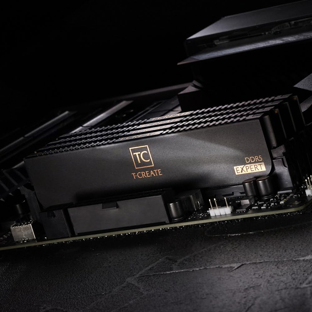 TEAMGROUP T-Create Expert CL30 Overclocking 10L DDR5 32GB Kit (2 x 16GB) 6000MHz (PC5-48000) Intel XMP 3.0 & AMD EXPO Compatible Desktop Memory Module Ram Black - CTCED532G6000HC30DC01 - Image 7